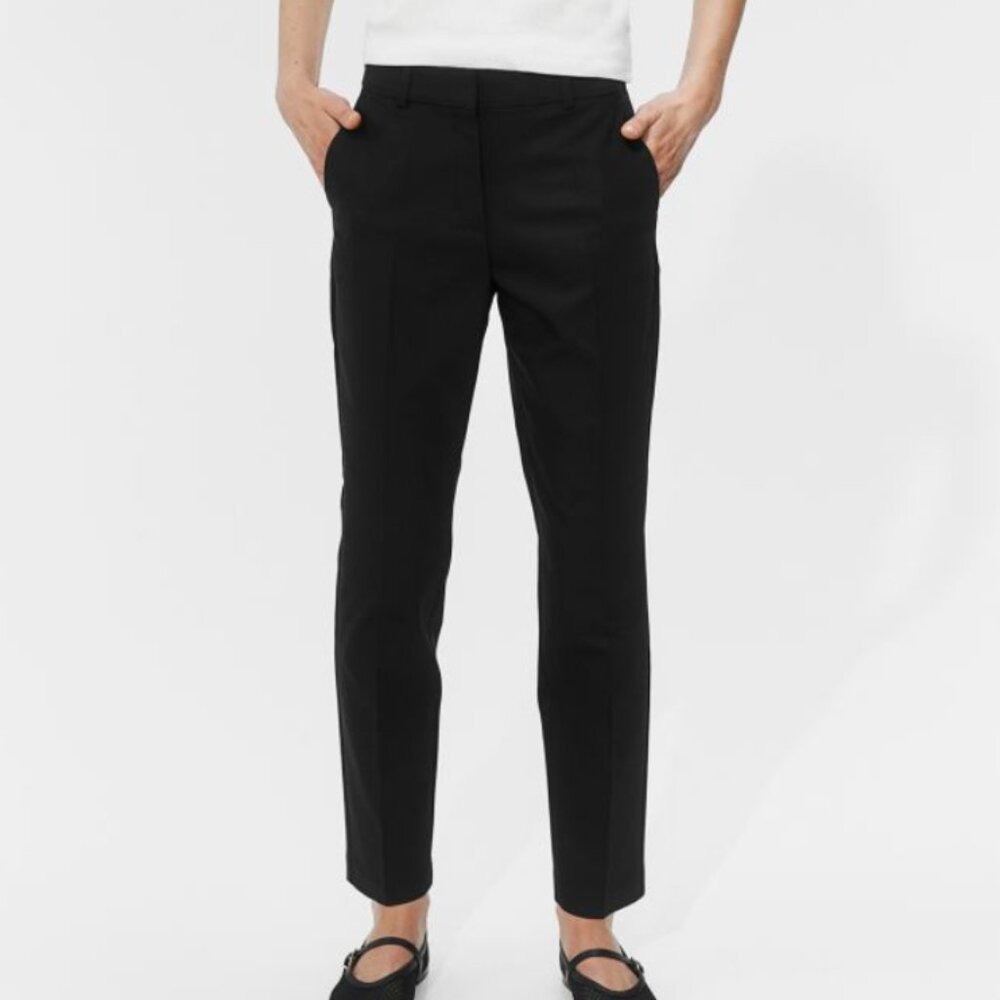 H&M Black Slacks Ankle Length
